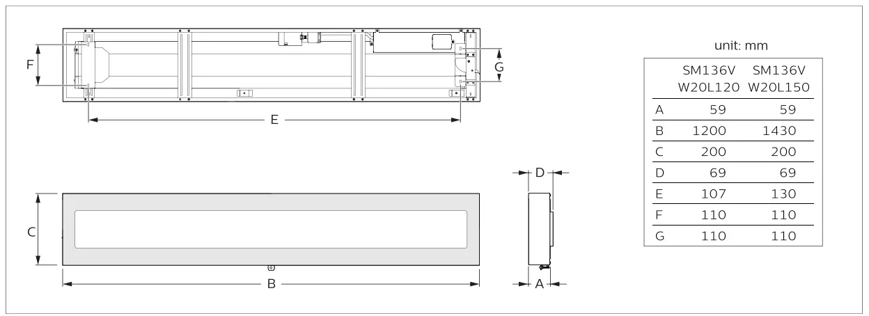 PHILIPS SM136V WIA EL CoreLine Surface Mounted LED Panel - fig 3