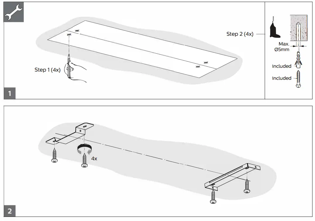 PHILIPS SM136V WIA EL CoreLine Surface Mounted LED Panel - fig 6