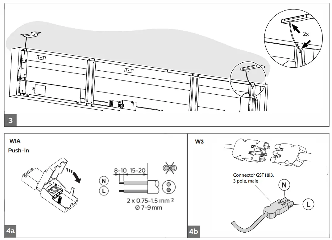 PHILIPS SM136V WIA EL CoreLine Surface Mounted LED Panel - fig 7