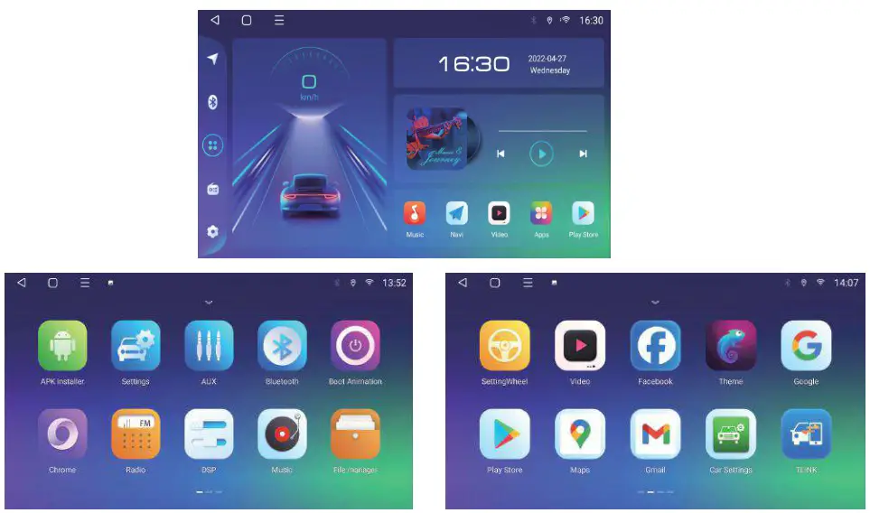 AINAVITO 10.1 Inch 5G WiFi 8 Core Car Radio Stereo - Desktop