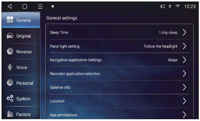 AINAVITO 10.1 Inch 5G WiFi 8 Core Car Radio Stereo - Settings 6