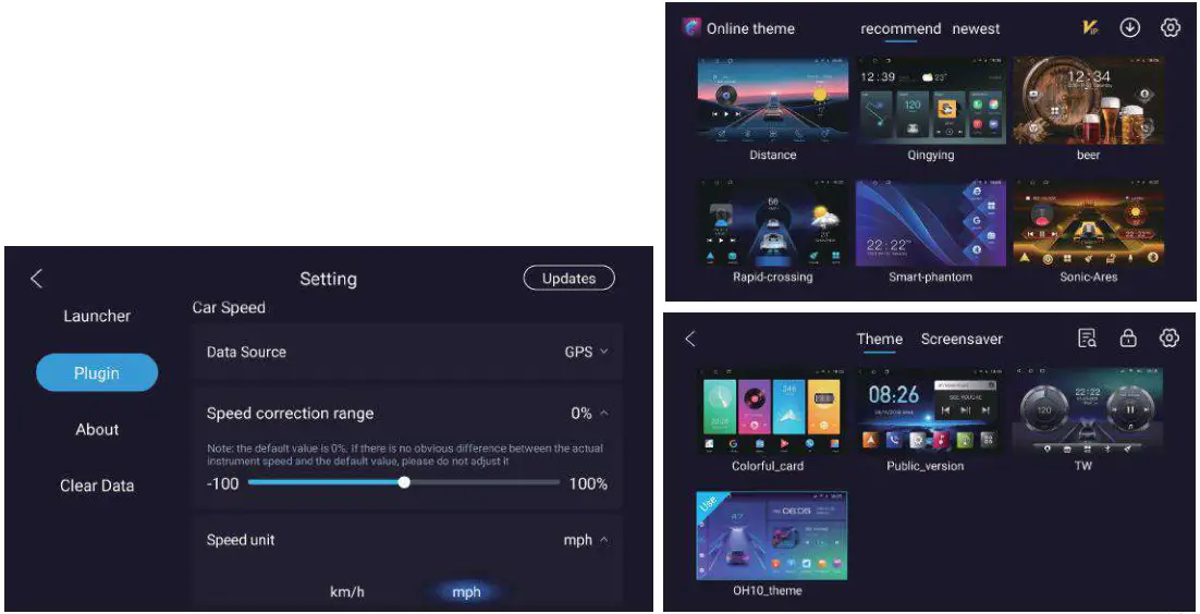AINAVITO 10.1 Inch 5G WiFi 8 Core Car Radio Stereo - Themes