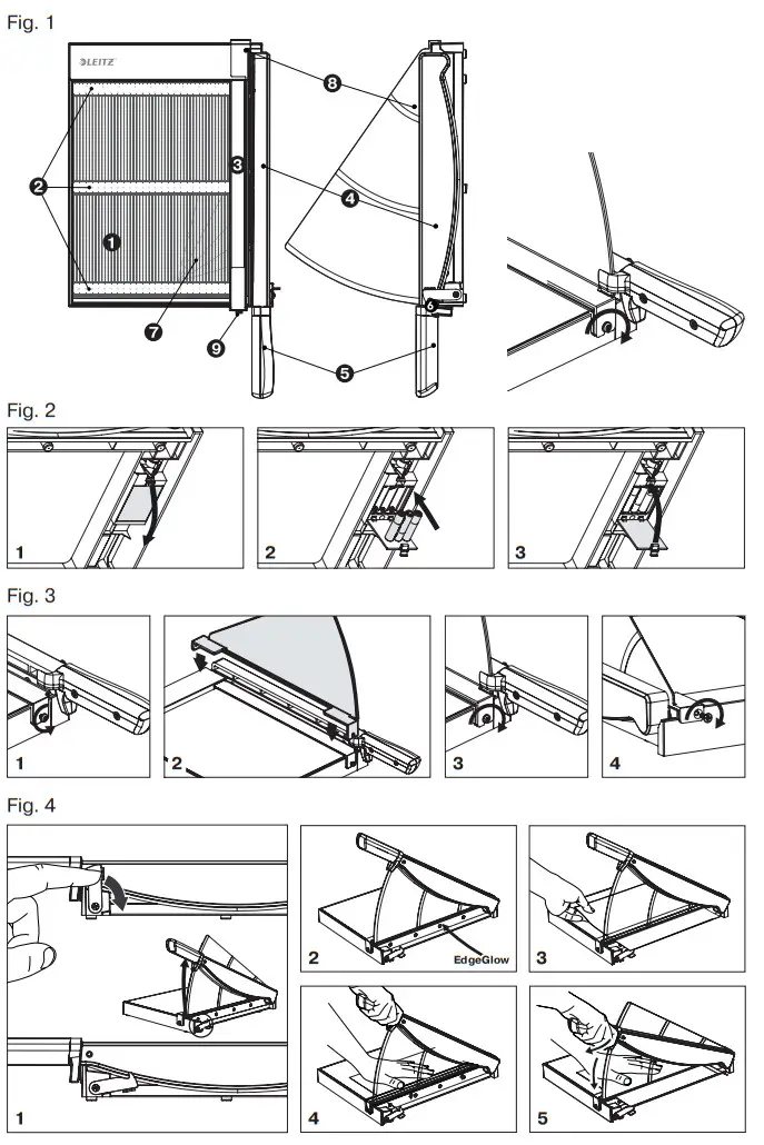 LEITZ 90180000 Lever Guillotine 305 Mm - Precision Home 1
