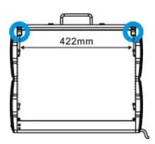 GOLDENSEA UV UVL150 Healthcare Facility Disinfection System User Guide - Wall Mounting