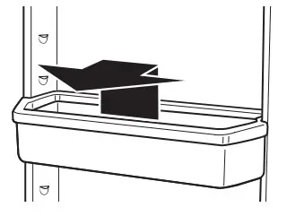 Whirlpool W11320198A Single Door Refrigerator- Door Bin