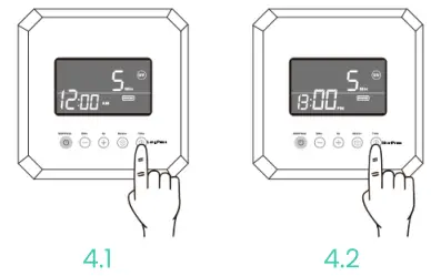 TIMER SETUP Figure 1
