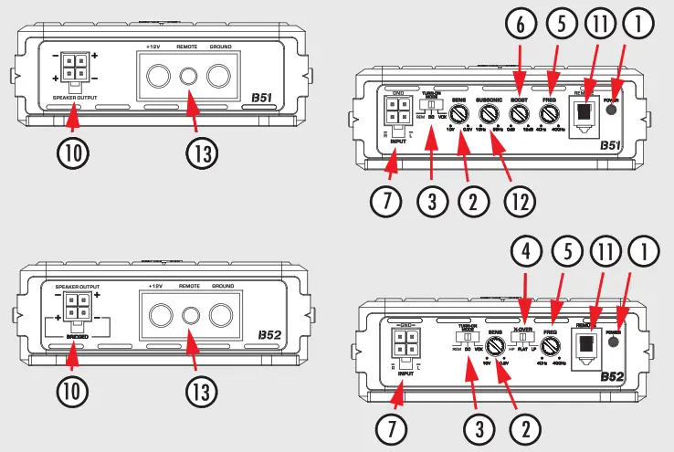 CERWIN-VEGA BS1 1000 Watts Monoblock Class D Car-features