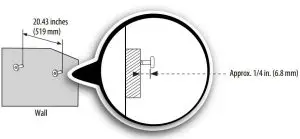 FIG 15 MOUNTING YOUR SOUNDBAR ON A WALL