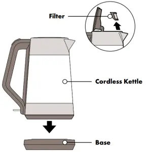 OXO 8710300 Brew Cordless Glass Electric Kettle - Cleaning the Kettle