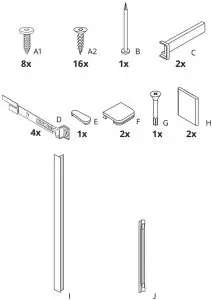 IKEA 104.964.15 KÖLDGRADER Fridge Freezer - BOX