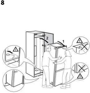 IKEA 104.964.15 KÖLDGRADER Fridge Freezer - FIG 26