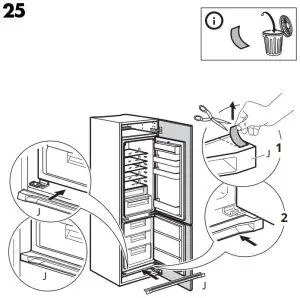 IKEA 104.964.15 KÖLDGRADER Fridge Freezer - FIG 44