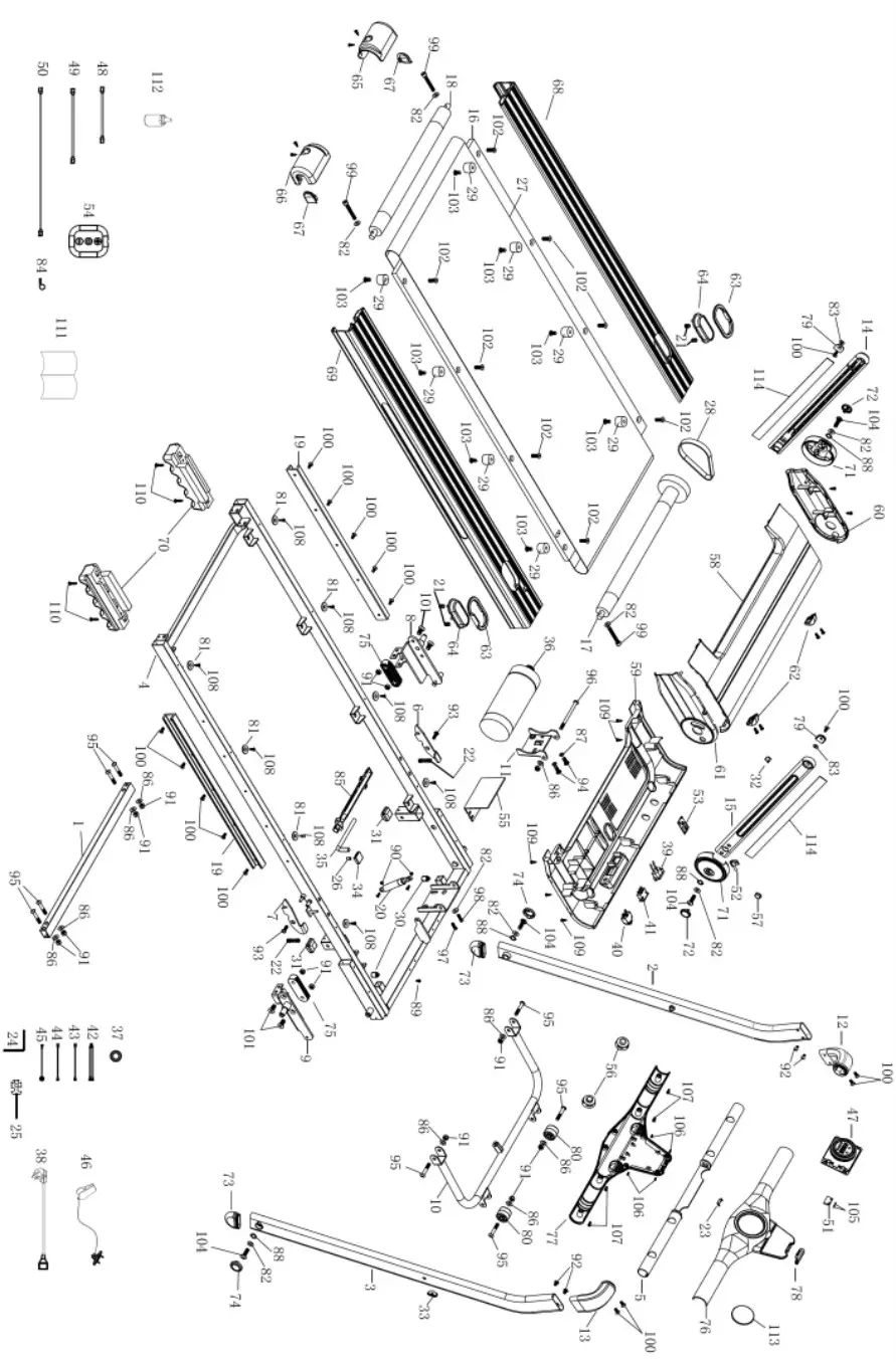 FORTIS T3 Ultra Slim Foldable 2-in-1 Walking and Running Smart Treadmill - OVERVIEW 1