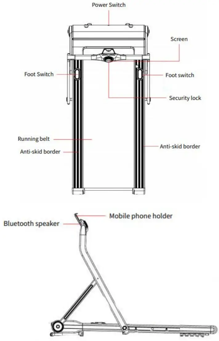 FORTIS T3 Ultra Slim Foldable 2-in-1 Walking and Running Smart Treadmill - OVERVIEW