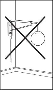 IKEA Sconce with Swivel Mechanism Instruction 3-B
