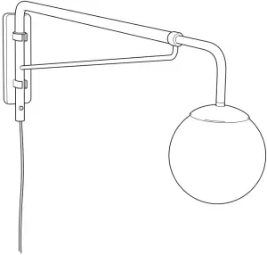 SIMRISHAMN Sconce with Swivel Mechanism