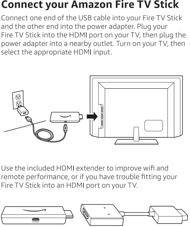 Amazon Fire TV Stick Gen 3 -Connect your Tv Stick