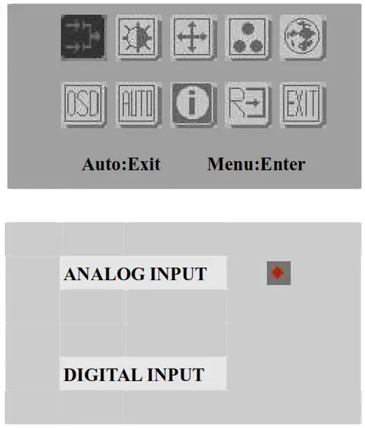 I TECH COMPANY IVP1700Ce USB OSD - OSD FUNCTION