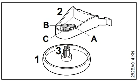 STIHL FSE 60 Grass Trimmer - Depth Wheel