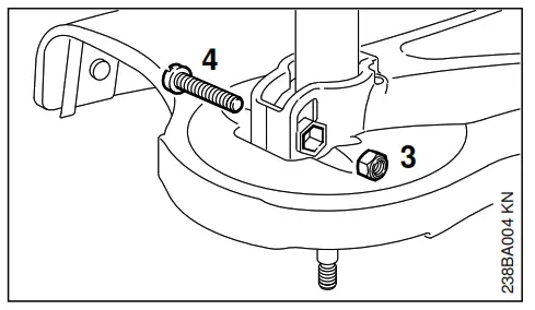 STIHL FSE 60 Grass Trimmer - Mounting the Deflector1