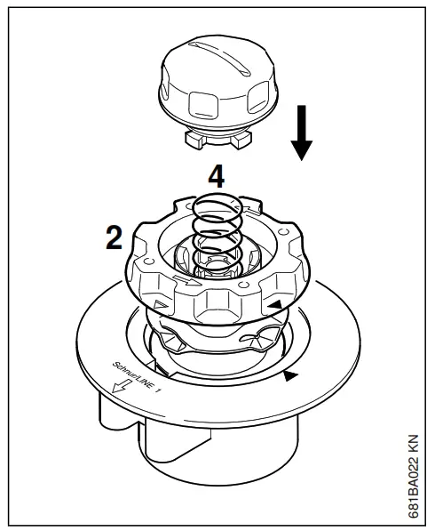 STIHL FSE 60 Grass Trimmer - mowing head