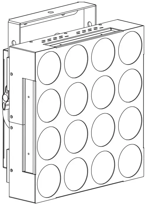 ADJ 330129 DOTZ Matrix Visual Effects LED Nightclub Blinder Panel Light