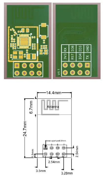 Shenzhen Jixin Intelligence BL01S Wi-Fi Module fig 4