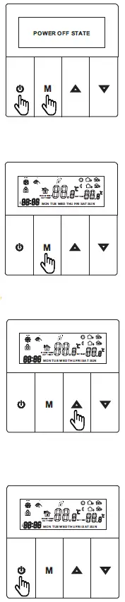 BEOK TGR87 WiFi Round Touch Screen Thermostat fig4