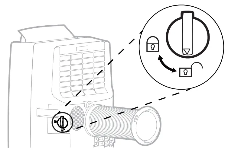 Honeywell MN1CFS8 Portable Air Conditioner - mechanism