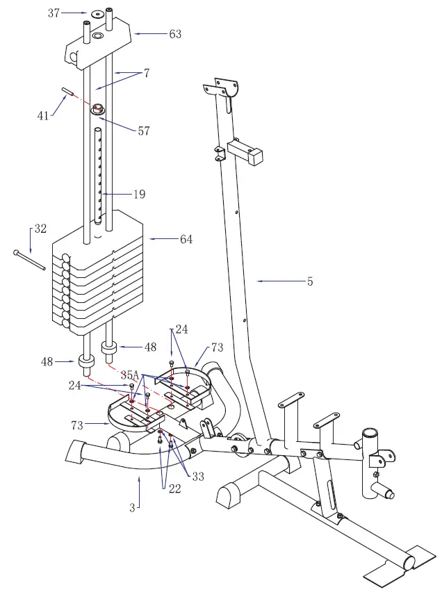 virtufit KH 1 Home Gym Workout Station-3