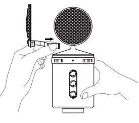 iCON U24 USB Large Diaphragm Condenser Recording Microphone-fig4