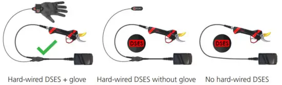 INFACO DSES F3020 Safety System Glove - CORRECT TAB LOCATION 13