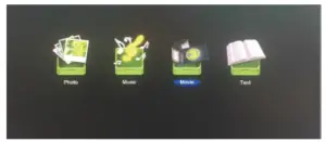 screen of a cell phone