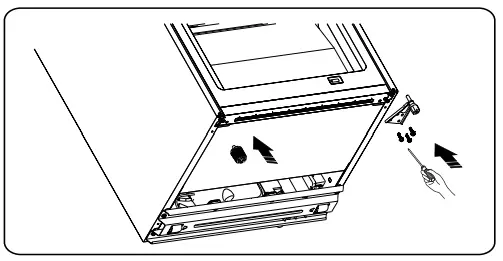 Westinghouse Bar Fridges side and fixing it