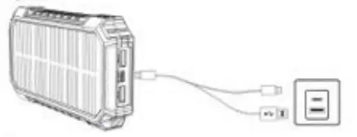 Dongguan Jili Intelligent Technology T11W Solar Power Bank - power