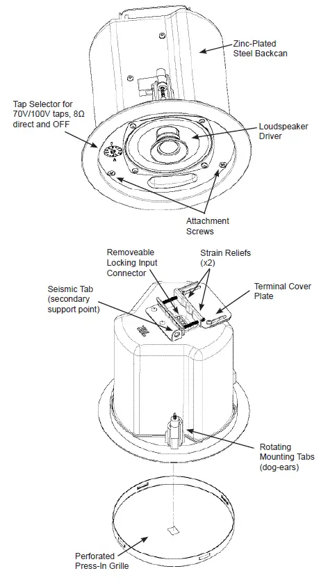 JBL-Control-10-Series-C10-Ceiling-Loudspeakers-fig-1
