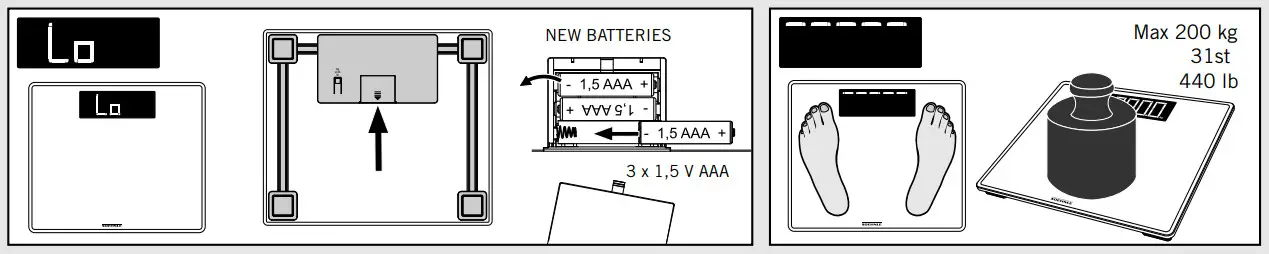 SOEHNLE 63864 Style Sense Comfort 600 Digital Bathroom Scale - figure 4