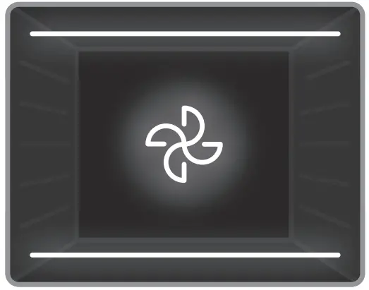 kluge KTE1030B Built In Oven - Fan Function