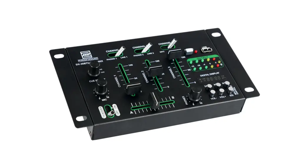 Pronomic Dx-30btu Usb Mkii Dj-mixer User Manual