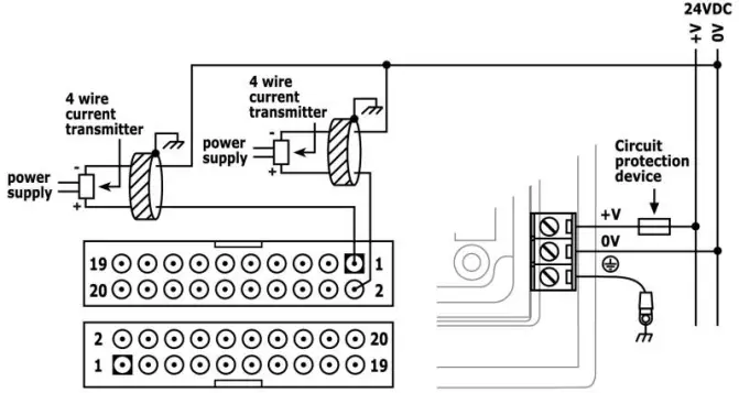 Analog Input Wiring 4-Wire