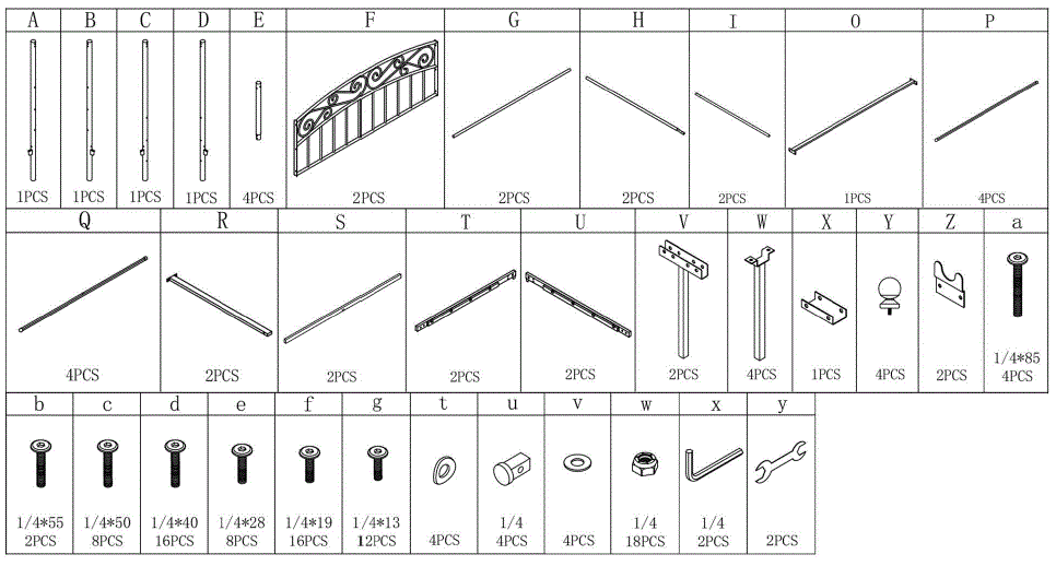 maocao-hoom DJ-C-715G-WH-59.84-in-W-x-83-46-in.-L-FIG-1