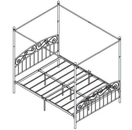 maocao-hoom DJ-C-715G-WH-59.84-in-W-x-83-46-in.-L-PRODUCT