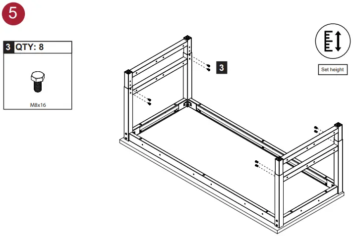 LUXOR WORKSPACES DTWS001 Warehouse Workbench-fig12