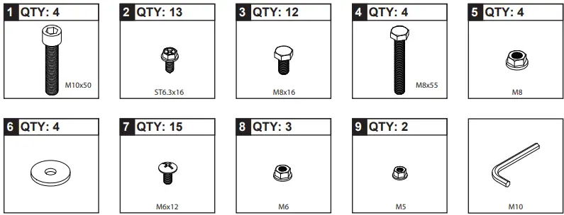 LUXOR WORKSPACES DTWS001 Warehouse Workbench-fig4