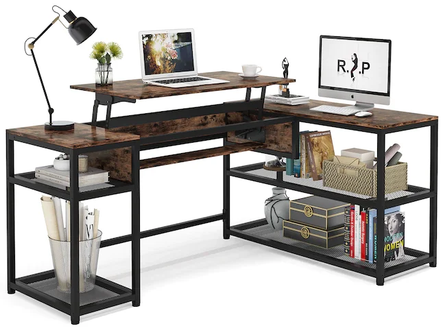 Tribesigns HOGA-C0277-1 Stand-Up Desktop Computer Desk-fig1