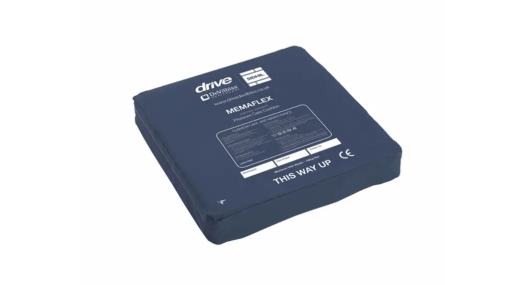 Devilbiss Cush Memaflex Drive Pressure Care Cushion Instruction Manual