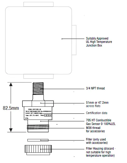 Honeywell-705 High-Temperature-Combustible-Gas-Sensor -02