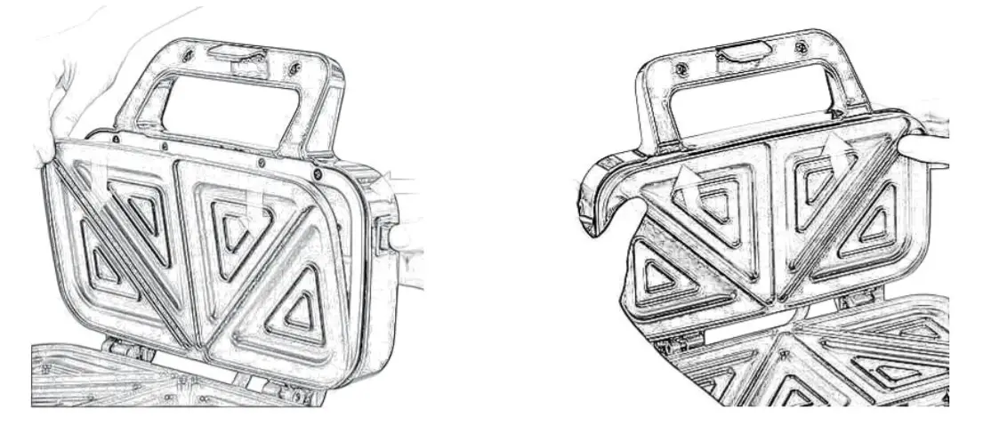 Metine AN-780 3-In-1 Sandwich Maker - Installation1