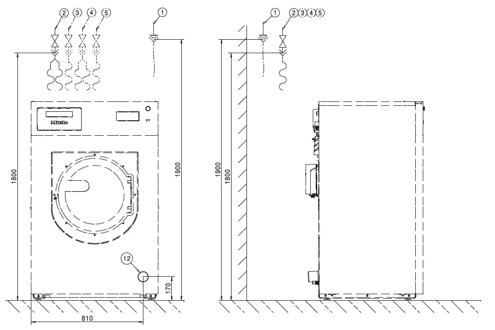 Miele-PWM-916-EL-RH-Plan-Commercial-Washing-Machine-Instruction-FIG-10