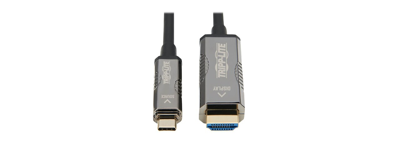 Tripp Lite U444f3-50m-h4k6 Usb C To Hdmi Fiber Active Optical Cables Instructions Tripp Lite U444f3-50m-h4k6 Usb C To Hdmi Fiber Active Optical Cables Instructions